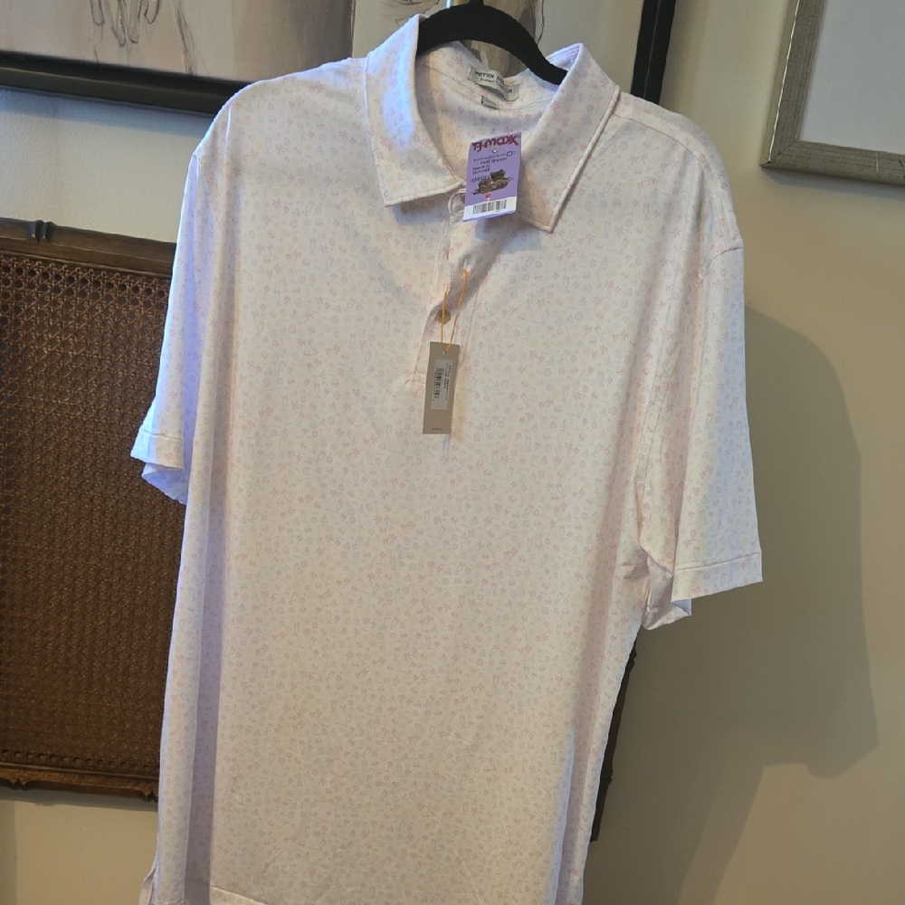 Peter Millar Light Pink Polo Shirt